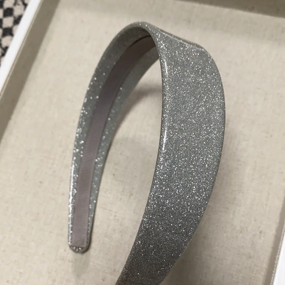 Gap Girls Headband Silver Glitter